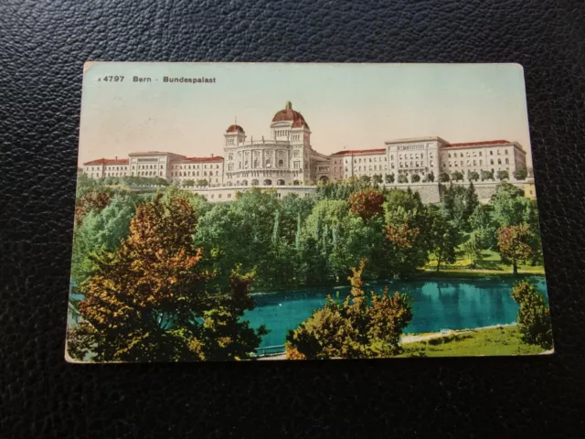 SUISSE - carte postale 1912 (berne , bundespalast) (B21)