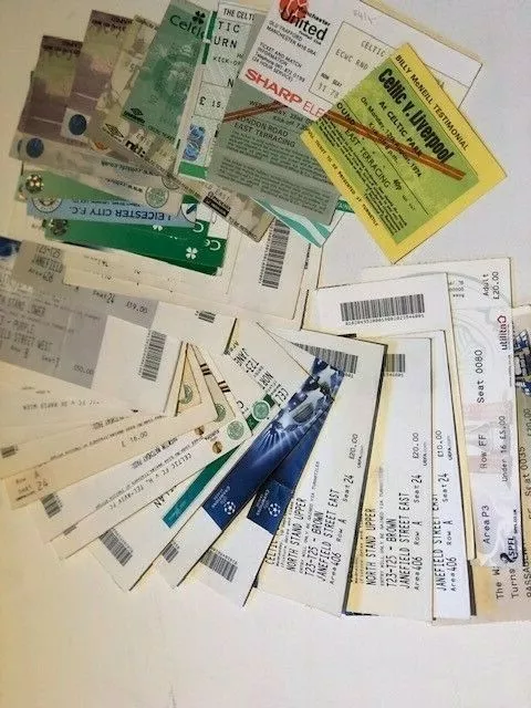 54  Diff Celtic  European/Friendly Match Tickets - You Choose