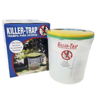 Killer-Trap Trampa Avispas Cubo 100%Natural Sin Veneno Reutilizable