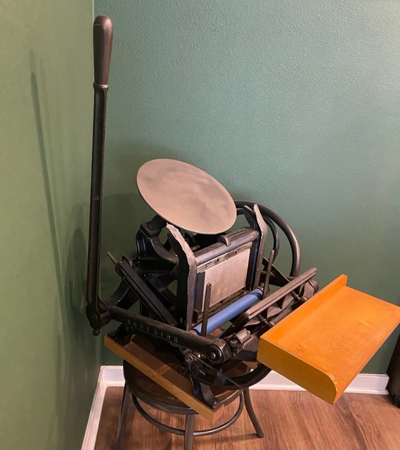 CRAFTSMAN SUPERIOR DESKTOP Table Top Printing Press Letterpress 2,500.