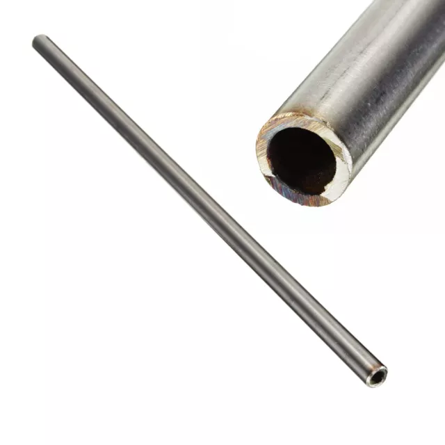 Strumento tubo capillare acciaio inox lunghezza 250 mm OD 10 mm x 8 mm ID 304