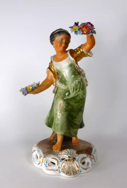 ROYAL CROWN DERBY FIGURE FOUR SEASONS "SPRING" c.1969 - P. HARDY