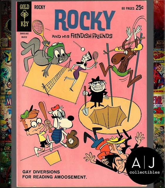 Rocky and his Fiendish Friends #3 FN/VF 7.0 1963 Gold Key giant comic
