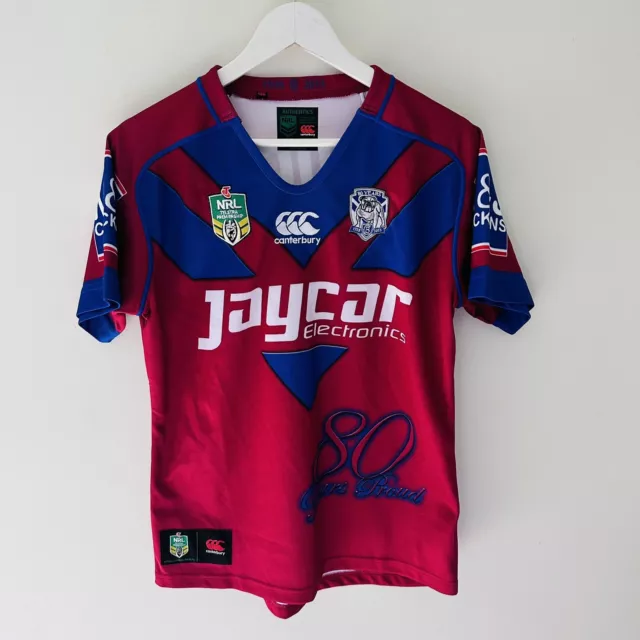 Canterbury Bulldogs Heritage 80 Years Proud NRL Rugby Jersey - Size 16 - Aus