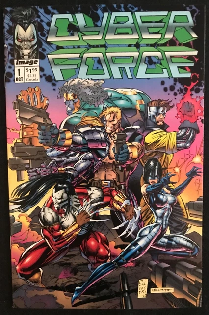 CyberForce #1 Wraparound Cover NM KEY 1st Appearances w/ Image Comics Insert