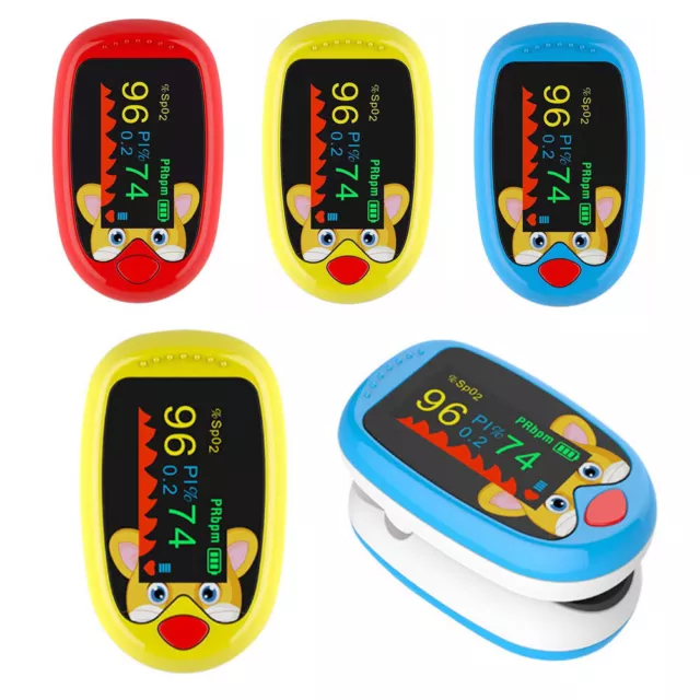 Children's Pulse Oximeter TFT Finger Clip Household Heart Rate Detection Pulse