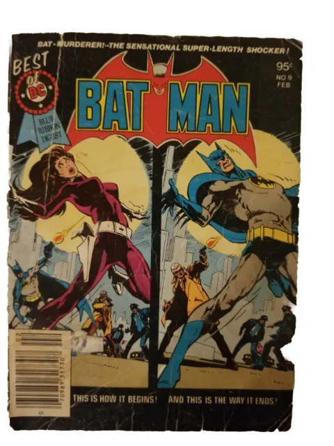Best of DC Blue Ribbon Digest #9 (1981) Batman Vintage Comic Book