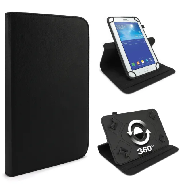 Smart Case para Samsung GT-P7500 Galaxy Tab 10.1 Allview Viva H10 negro Funda 