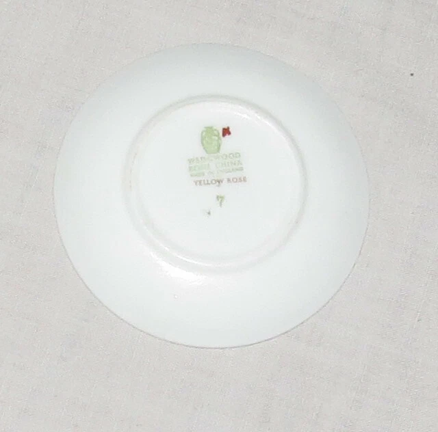 Mantequilla Pat 8.6cm Wedgwood Amarillo Rosa 2