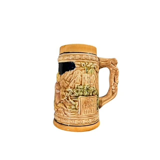 VINTAGE ACTION JAPAN German Beer Stein Vintage Mug Made In Japan 18.00