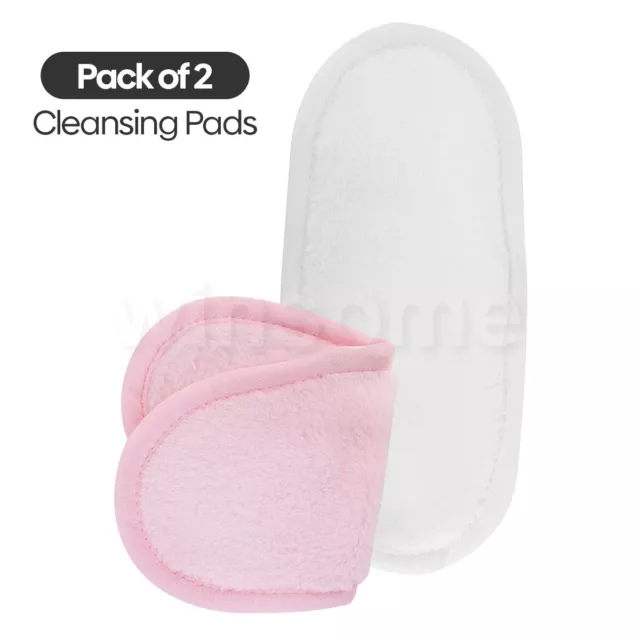 2 x Cleansing Pads Make Up Remover Reusable Face Facial Sponge Washable Cleaner