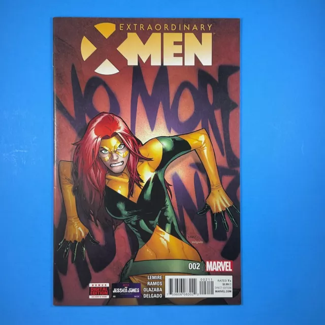 EXTRAORDINARY X-MEN #2 Marvel Comics 2016 Jeff Lemire & Humberto Ramos