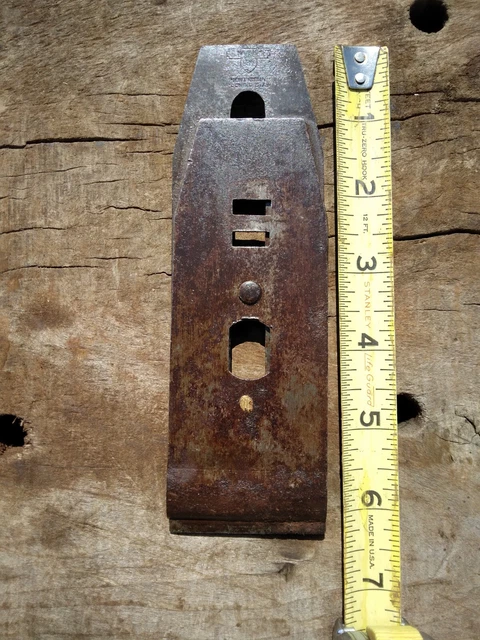 Vintage Stanley No. 4 No. 5 SW Sweetheart Wood Plane Blade Chip Breaker