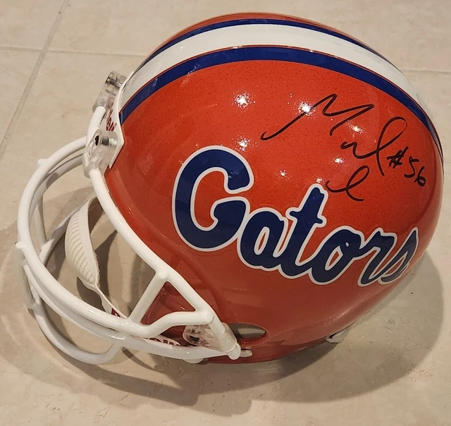 Mike and Maurkice Pouncey Signed Helmet Florida Gators JSA COA Full Size