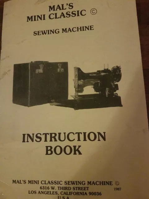 Mini Classic Featherweight Instruction Manual
