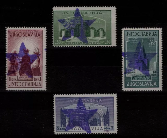 MONTENEGRO 1943-44 Partigiani di Ivangrad (CEI 50/53) 4v MNH** © (V)