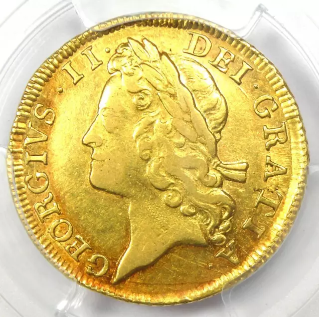 1734 Britain England George II Gold Guinea Coin 1G - Certified PCGS XF Details