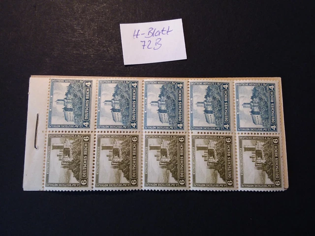 D. Reich Markenheftchen H-Blatt 72 B**Sofort  kaufen Privat