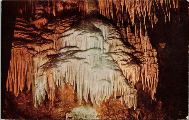 Caverns Cave Luray Virginia Titanias Veil VTG Vintage Postcard UNP Unused