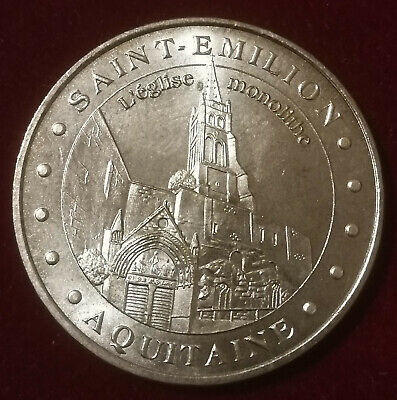 Monnaie de Paris épuisée 2007 Saint-Emilion église diff bas AQUITAINE MPJ 