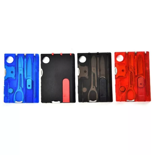 12 In 1 Pocket Credit Card Portable Multi Tools Outdoor Survival Camping Tool sh