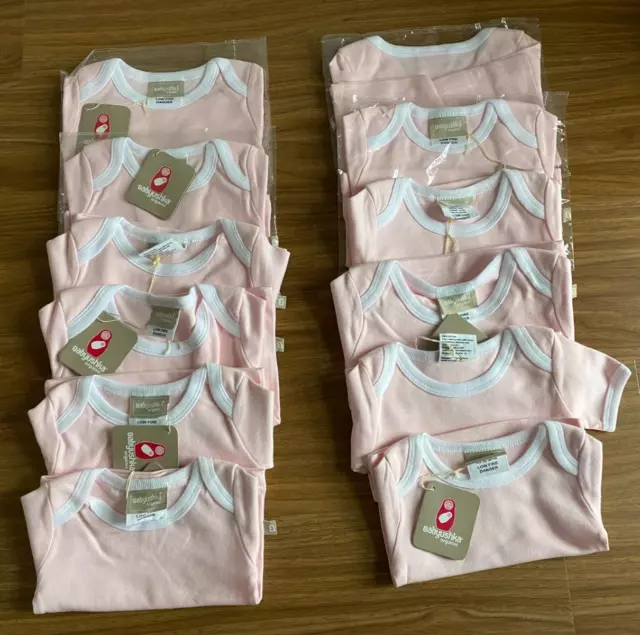 Wholesale/Bulk Babyushka Organic Baby Girls Cotton Tops/Tees -Bnwt X 12 Rrp $140