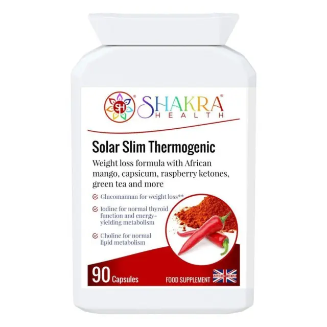 Solar Slim Thermogenic Fat Burn Metaboliser for Weight Loss & Diet Control Keto