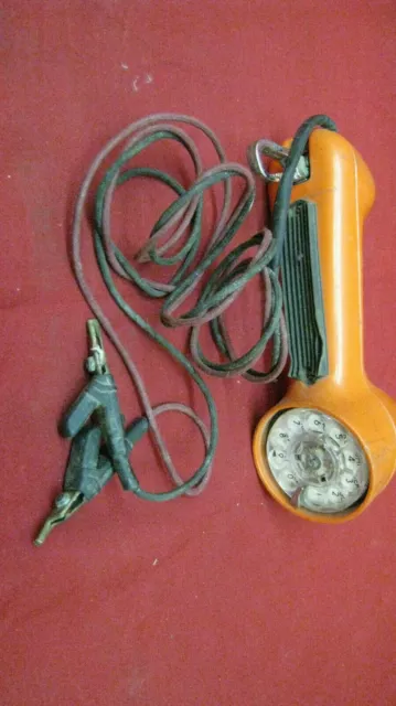 Vintage Western Electric Buttset Test Telephone Handset #4