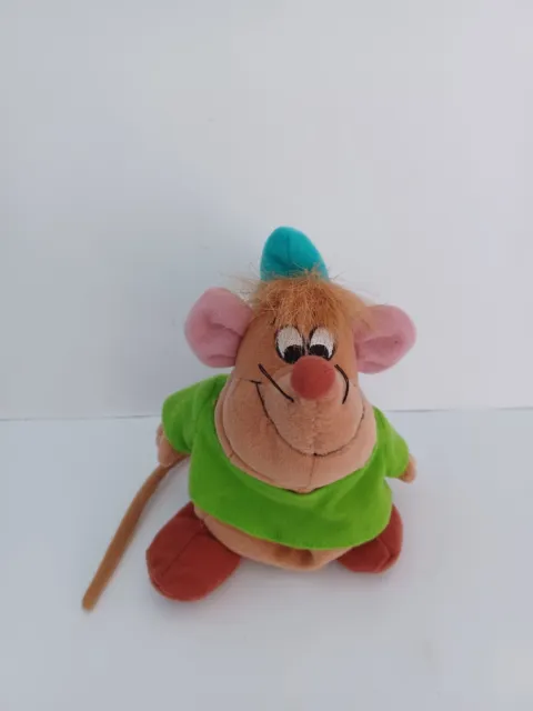 Disney Cinderella Gus Plush Cute Mouse Soft Toy Teddy Beanie - Excellent