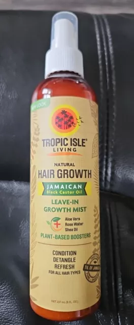 TROPIC ISLE LIVING Jamaican Black Castor Oil 8 fl oz NEW Natural Hair ...