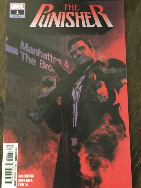 THE PUNISHER #1 (2018) MARVEL COMICS FRANK CASTLE WORLD WAR FRANK!  Fine