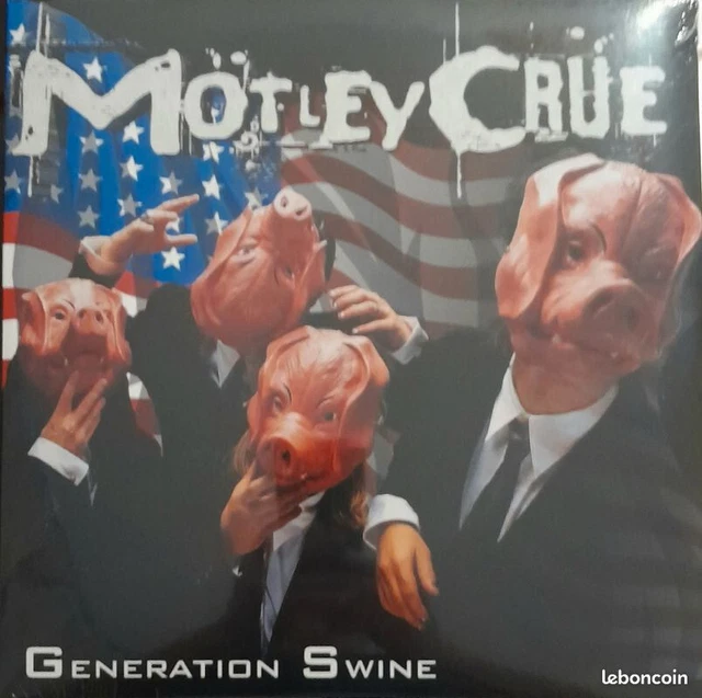 MOTLEY CRUE generation swine rare LP vinyl still sealed neuf hair metal glam