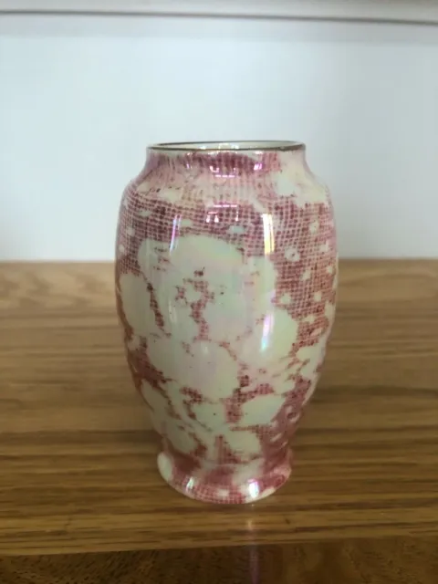 Vintage Royal Winton Vase~Grimwades~England~China~Chintz~Floral FAST SHIP!