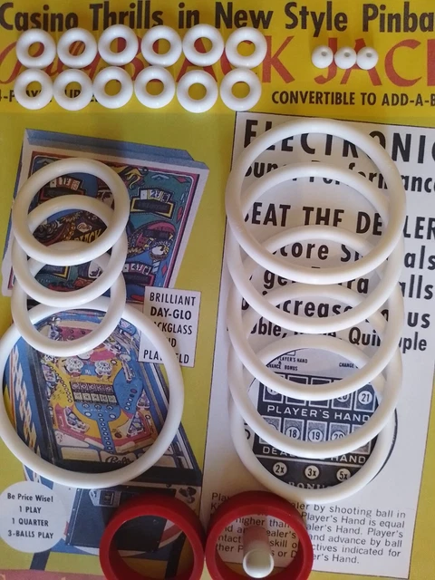 FLIPPER BALLY-EMBRYON-KIT ELASTIQUES CAOUTCHOUC-PINBALL RUBBER KIT FLIPPER BALLY-EMBRYON-KIT ELASTIQUES CAOUTCHOUC-PINBALL RUBBER KIT