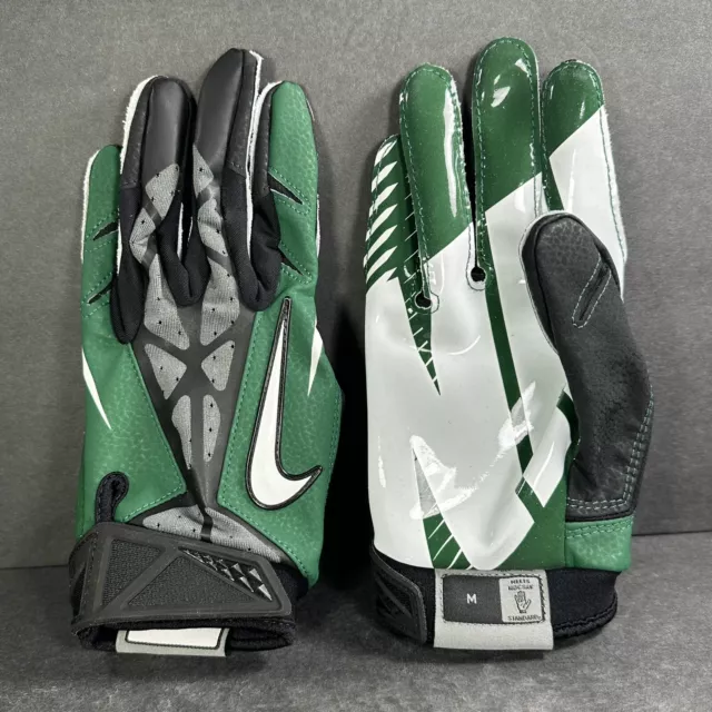 Nike Vapor Jet 2.0 Football Gloves Mens Medium Green & Black PGF267-301