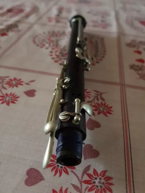 Antique old vintage historical original rare ANONYMOUS oboe hautbois TOP JOINT
