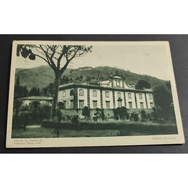 Cartolina Prato (Toscana) - Villa di Usella