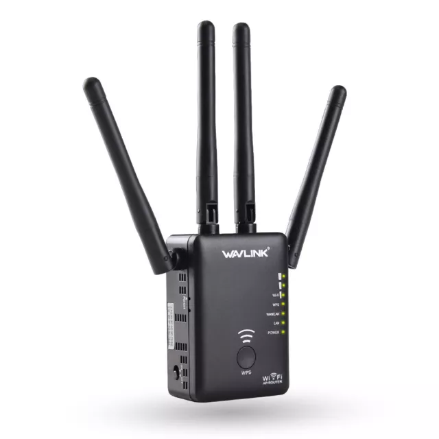 WAVLINK 1200Mbps Dual Band Wi-Fi Range Extender WiFi Repeater Signal Booster