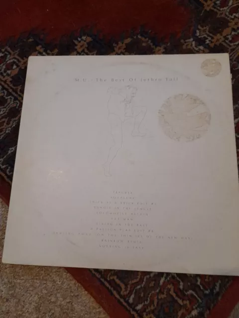 Original Vinyl Lp M.U. The Best OF JETHRO TULL on Thr Chrysalis Record Label...