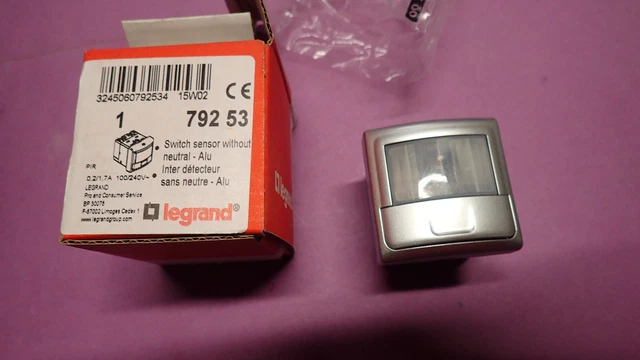 Interrupteur Détecteur Automatique Legrand NILOE - 2 Fils - Pour Minuterie - Réf 665119