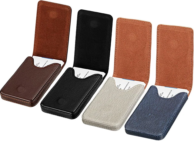 4 Pieces Business Card Case RFID Blocking Wallet Credit Card Holder Minimalist P