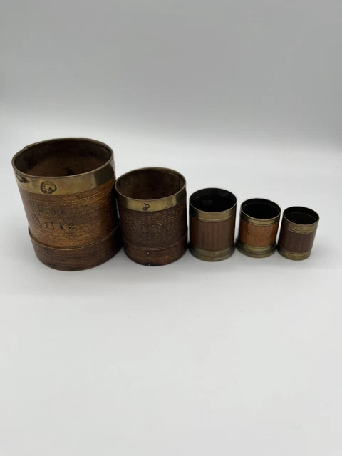 Ancienne Mesure à Grain En Laiton – Artisanal, Vintage 1930, Collection, Rare