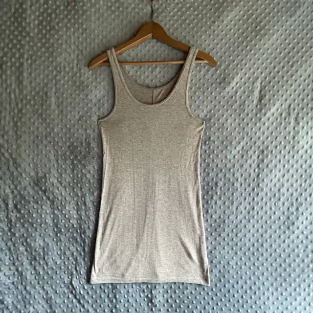 Mossimo Supply Co. Gray Sleeveless Scoop Tank Top Size Medium M