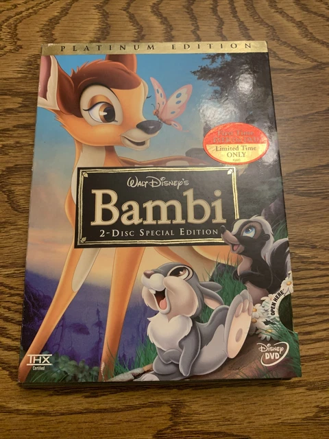 Disneys Bambi (DVD 2005 2-Disc Set, Special Edition/Platinum Edition) New Sealed