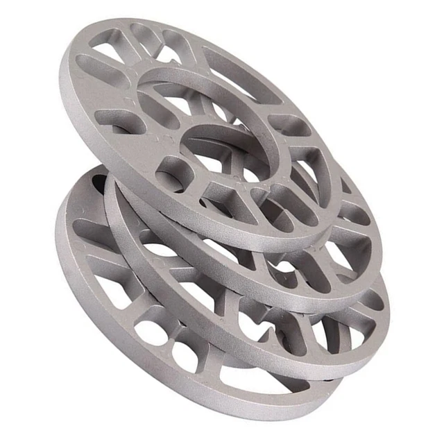 4 pz distanziatori ruote 10 mm piastra in lega alluminio 4 e 5 borchie per auto