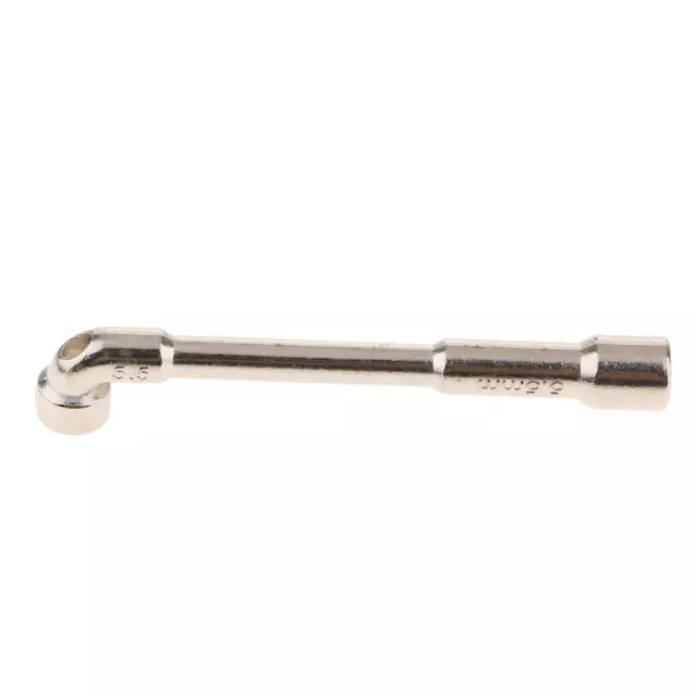 Polished Angled Socket Wrench Spanner Tool with Thru Hole 5.5mm