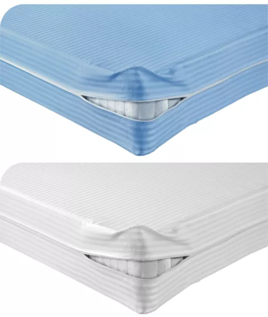 Zipped Mattress Cover Protector Full Total Encasement Anti bed Bug Double & King