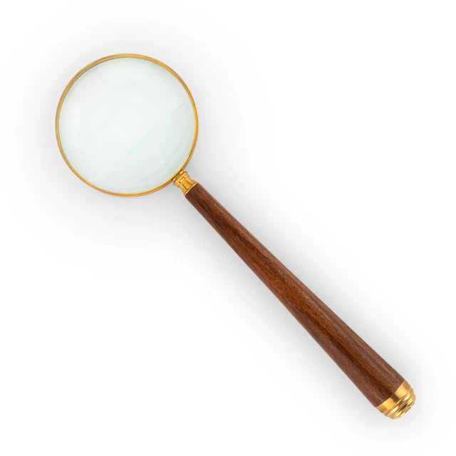 Aubaho Dekoobjekt Lupe Leselupe Lesehilfe Im Antik Stil Optik Larp Vergrößerungsglas Mit