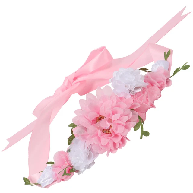 MATERNITY GIRDLE BELT Flower Girl Sash Pregnancy Pregnant Wedding £11.