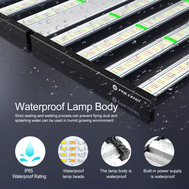 1000W Full Spectrum Foldable LED Grow Lights Dimmable Vertical Farm LED Bar Lamp 2